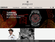 Tablet Screenshot of perrelet.com